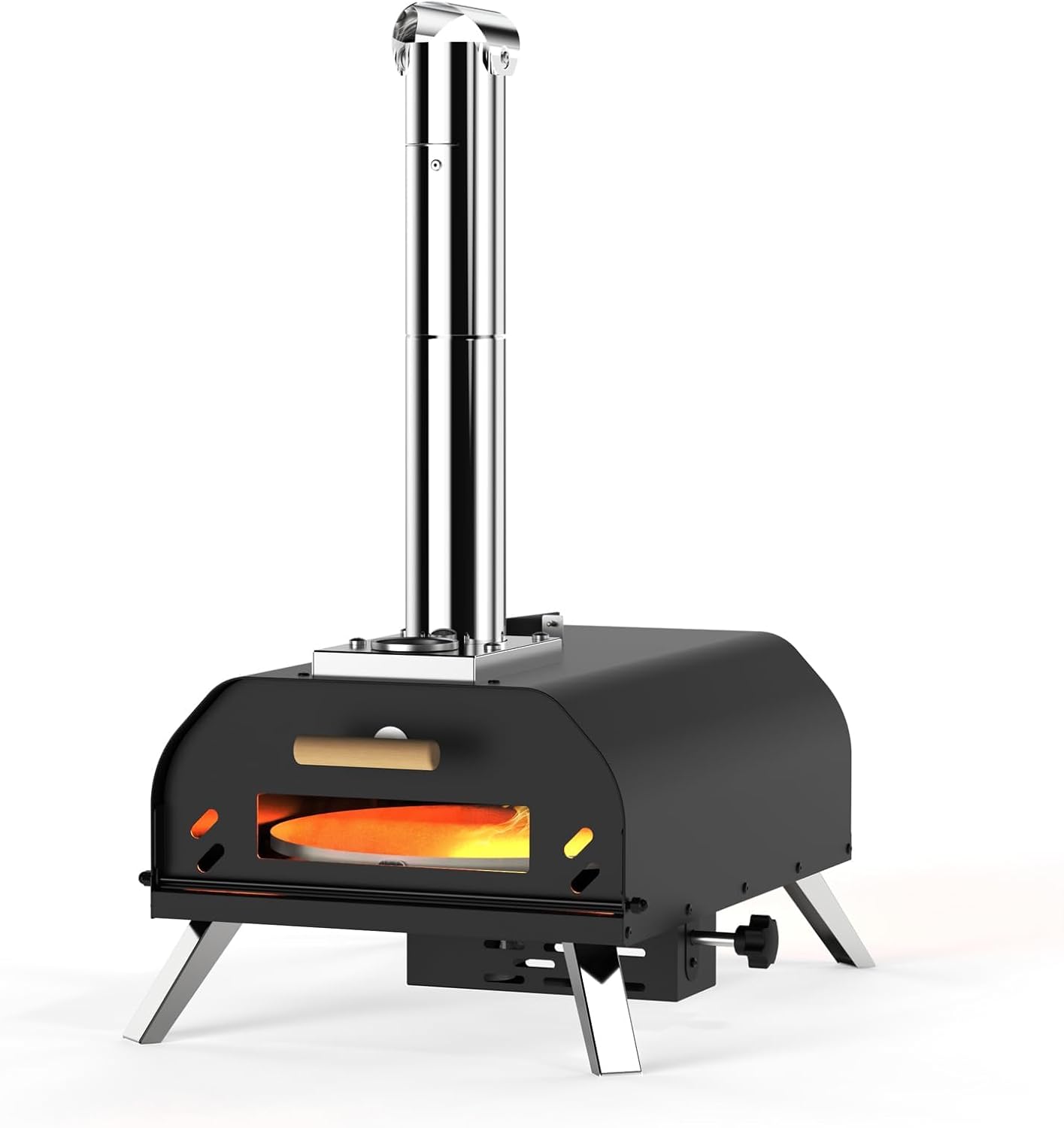 My Pizza Oven — outdoor wood-fired portable pizza oven, SUS430 stainless steel, reaches 950°F / 500°C